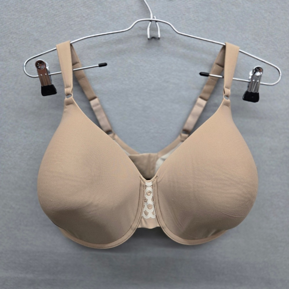 Olga No Side Effects Full Figure Contour Underwire Bra 44DD Nude Everyday Base